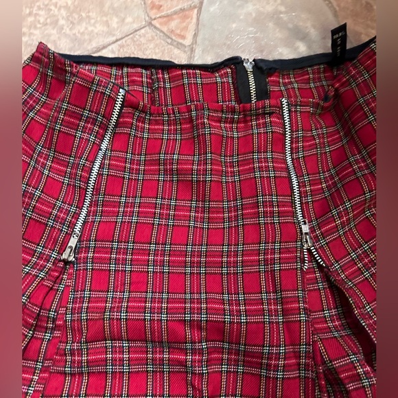 Vintage Super Low Fat plaid skirt - Picture 4 of 9